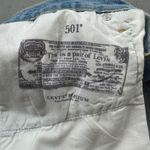Levi's 501 '90s Jean Shorts 14W Womens Mid Rise Loose Fit Light Distressed Denim Photo 11