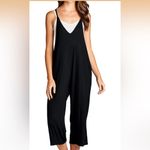 Loving People cropped onesie romper sz L black Size L Photo 1