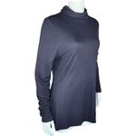 Peace Love World  Women's Large Black Rib Turtleneck Longsleeve Outdoors Winter Photo 2