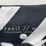 Nordstrom Brazil Wear Abstract Geometric Printed Mesh Panel Full Length Athletic Leggings Photo 5