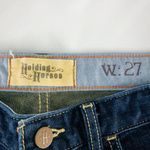 Anthropologie Holding Horses Blue Denim Boy Shorts Womens 27 Photo 7