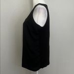 Ann Taylor Mixed Media Tank Top Black Size Medium Photo 2
