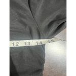 Sheer Mesh Long Sleeve Mock Neck Bodycon Midi Dress Black Ruched Thumbholes Size M Photo 5