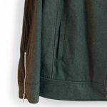 a.n.a A New Approach Women Moto Jacket Size XL‎ Earthy Green Sherpa Assymetrical Zip Photo 5