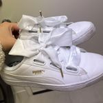 Puma Patent Leather Basket Heart Sneakers Photo 0