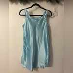 Morgan Taylor  Light Blue Satin Chemise Photo 1