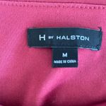 H by Halston  Red Blouson Style Faux Wrap Skirt Dress M Photo 6