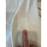 L.L.Bean  Long Sleeve Turtleneck Zip Up Sweater 100% Cotton Cream Women's Size L Photo 8