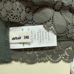 Aerie NWT  Wireless Allover Floral Lace Bra in Green Photo 4