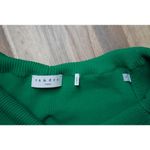 Sandro  Paris Off The Shoulder Ribbed Knit Top Green Size 1 Small Photo 4