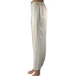 Aritzia NEW Babaton Womens White Back Slit High Waist Straight Midi Skirt Size M Photo 1