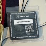 Gucci Sylvie Mini Leather Shoulder Bag, White w/ Red & Blue Sherry Line-Preowned Photo 11