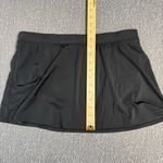 Swim Solutions Women’s Slit Swim Skirt Black Size 16 Photo 8