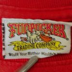 Fudpucker Tongue Twister T Shirt Vintage 90s Red Extra Small XS Graphic Tee Photo 2