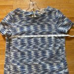 Ann Taylor  Women's Patterened Short Sleeve Dress Size 2P Blue & White Photo 11