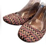 Lucky Brand Echo Ikat Geometric Corset Lacing Ballet Slip On Flats Womens 11 Photo 0