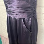 David's Bridal Purple Strapless Formal Dress with Jacket Size 10/12 column Photo 3