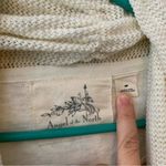 Anthropologie Angel Of The North Cream Cowl Fringe Sweater Wool Cashmere Photo 4