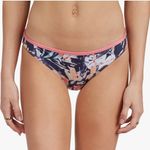 Roxy Fitness Pink and Blue Regular Bikini Bottoms Size Large Photo 0