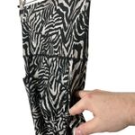 Emily Hsu Zebra Pocket Leggings Women’s XS High Waist Yoga Athleisure Gray Photo 5