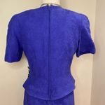 Julian Taylor  New York Vintage Blue Dress Skirt Set Size 10 Photo 5