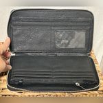 Steve Madden Zip Around Wallet Wrislet Black Photo 2