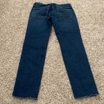 Rag and Bone   size 25 low rise slim boyfriend dark wash jeans with frayed hem Photo 1