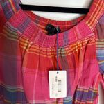Sanctuary NWT Sunny Madras Colorful Plaid Women's Cropped Top - XS Photo 5
