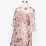 Adrianna Papell . Embroidered Sequin Cocktail Dress. Photo 8