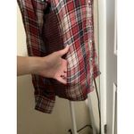 Velvet by Graham Spencer Plaid Flannel Shirt XS Red Blue Button Down Casual Photo 3