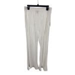 AQUA  White‎ Pleated Wide Leg Palazzo Pants Womens XL Extra Large Flowy Photo 5
