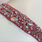 City Triangles  Prom Dress Bright Coral Grecian Formal‎ Gown Beaded Cross Sequins Photo 4