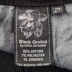 Black Orchid  Black Distressed Jean Shorts NWT Size 29 Cut-Off Black Denim Shorts Photo 8