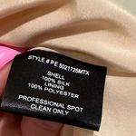 Parker  LEONA SILK BLUSH NEUTRAL SILVERTONE BEADED HALTER CUTOUT BACK MINI DRESS Photo 10