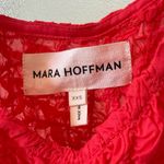 Mara Hoffman  Sloan Popcorn Midi Dress Red Sz XXS Photo 5