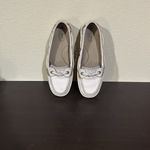 Sperry  Top Sider size 7 Womens Beige White Leather Boat Shoes Photo 2