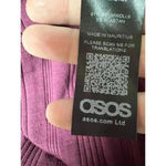 ASOS Design Column Ribbed Sleeveless Turtleneck Maxi Dress Burgundy 10 Photo 8