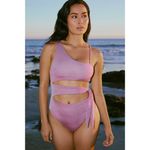 Maaji Limited Edition Stunning Reversible One Piece Swimsuit in Purple Floral Medium Photo 14