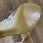 Ann Marino Orange Transparent Heel Slip on Shoe Size 6 Photo 7