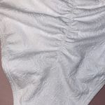 Cotton On  gathered bum Brazilian bikini bottom white petals jacquard XL new Photo 10