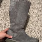 UGG  Gray High Rise Zip Up Winter Fleece Boots Woman’s Size 7 Photo 7