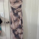 Stradivarius Strapless Wedding Guest Dress Photo 3