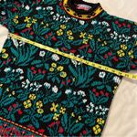FLAWED Vintage Floral Sweater Women’s Med/Large (approx) Glamour Knit mock neck Size undefined Photo 7