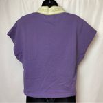 Kappa  Logo Tape Elero Fleece Purple Sweatshirt Size Oversize X-Small NWT 20"x20" Photo 7