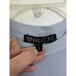 Vinyl Icons Woodstock Graphic Tee Size Small Short Sleeve Concert Tee Hippie Blue Photo 2