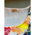 Lavish Women's Floral Tank Top S White Multicolor Photo 3