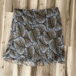 Hillard & Hanson NEW Hilliard & Hanson washable Silk Leaf Print Slip Knee Length Skirt Plus 3X Photo 1