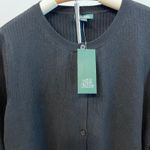 Wild Fable  Women's Black Button-Front Ribbed Cardigan - Size XXL - NWT Photo 2