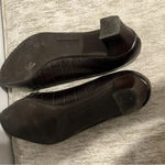 Unisa COPY -  Women's  Croc Brown Leather Heeled Loafers Photo 6