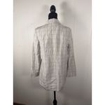 Madewell Dorset Blazer Windowpane Size S Minimalist Oversized Linen Photo 1